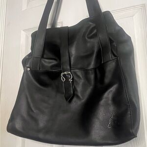 Elegant Black Satchel Purse from Disturbia